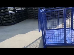 De kooi van de stellagepallet met deksel