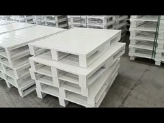 Van het het Ijzerstaal van de staalpallet Op zwaar werk berekende Industriële Pallet Vier het Metaalpallet van de Manieringang